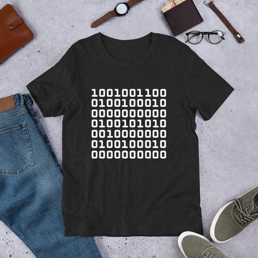 Binary Code Unisex t-shirt