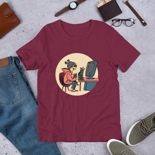 Cats and Gaming t-shirt